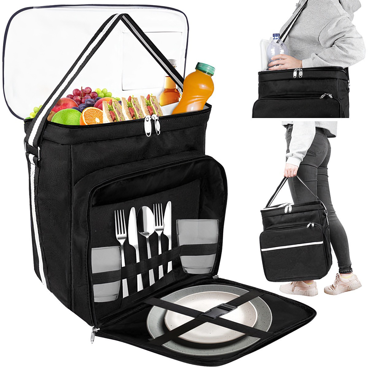 Thermal Picnic Bag with Insulating Lining