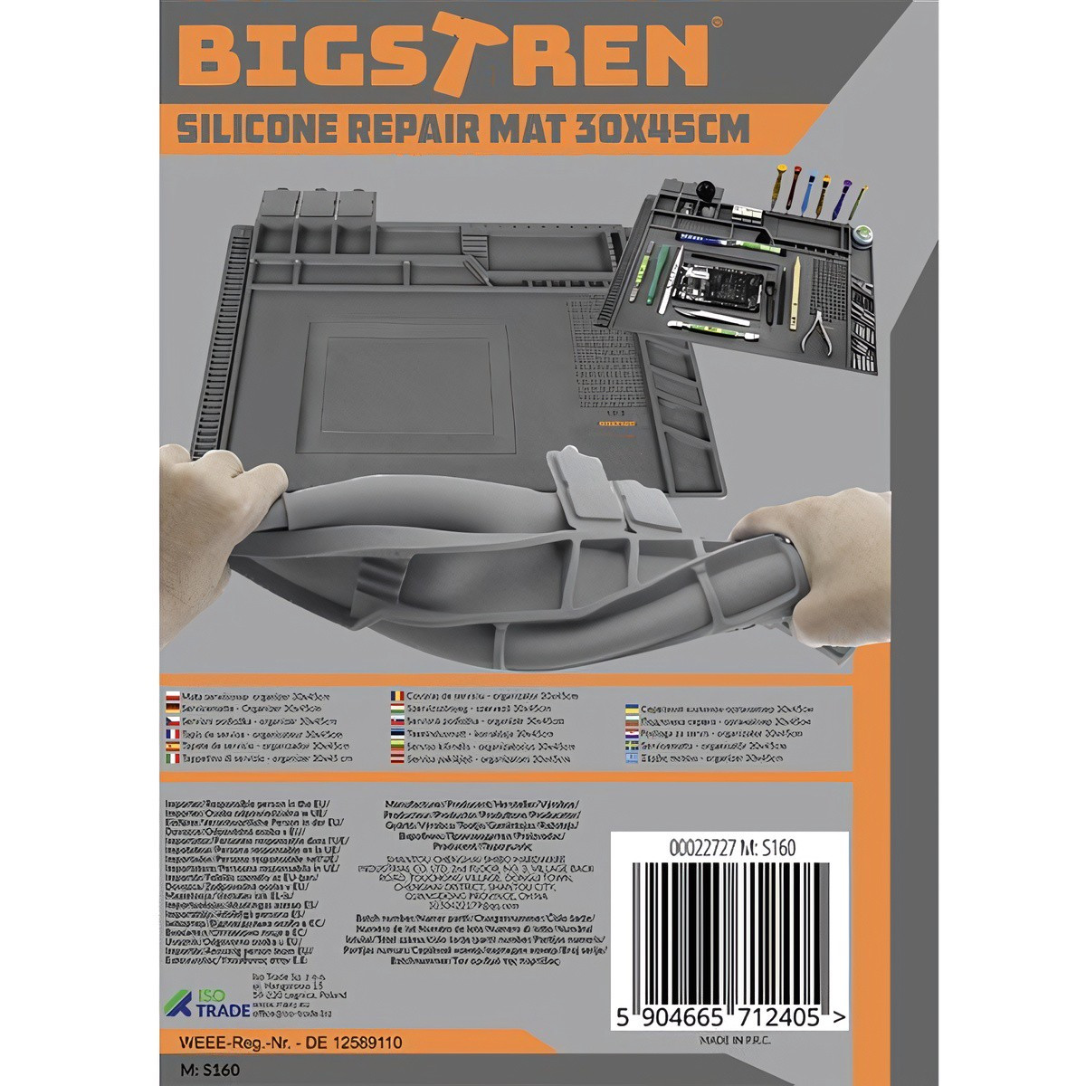 Service mat 30x40cm with pockets