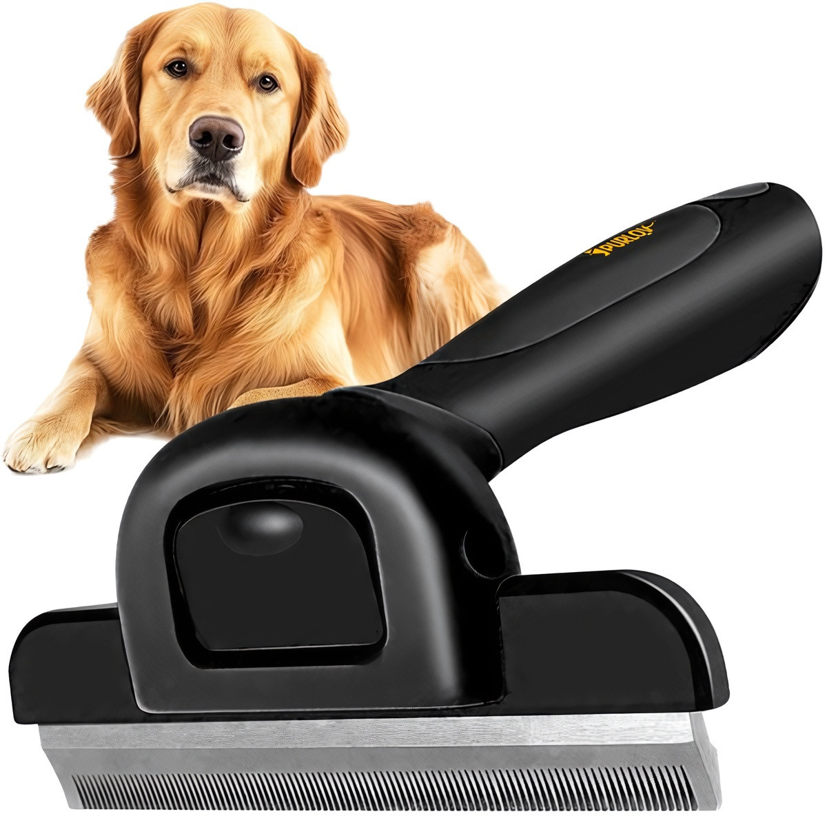 Hairbrush with Ergonomic Handle and Antistatic Function