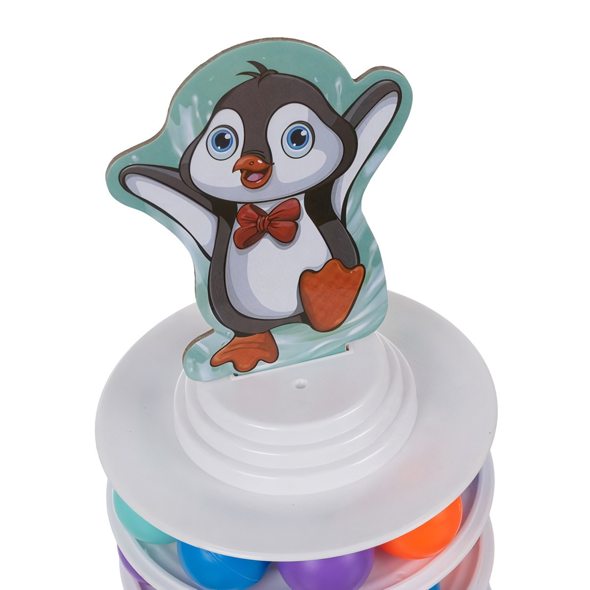 Gioco arcade Pinguino sulla torre per bambini