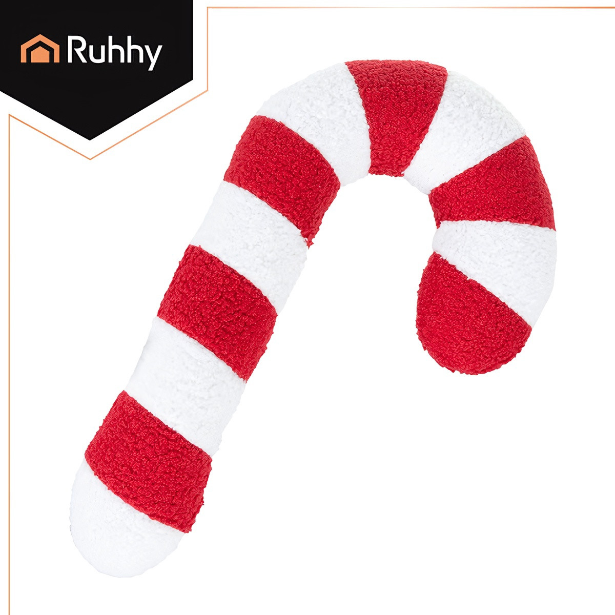 Candy Cane Kussen – Rode & Witte Kerstversiering