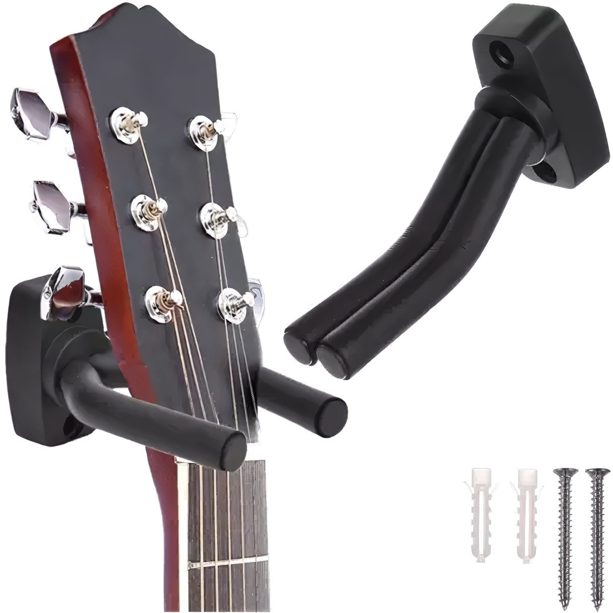 Adjustable & Secure Wall Mounted Guitar Holder