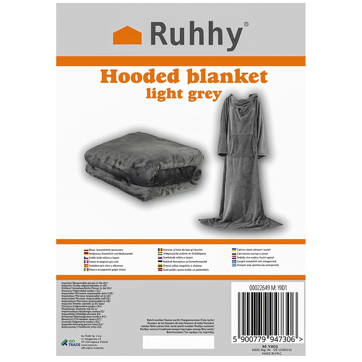 Large Gray Felt Coat XXL - Warming & Practical