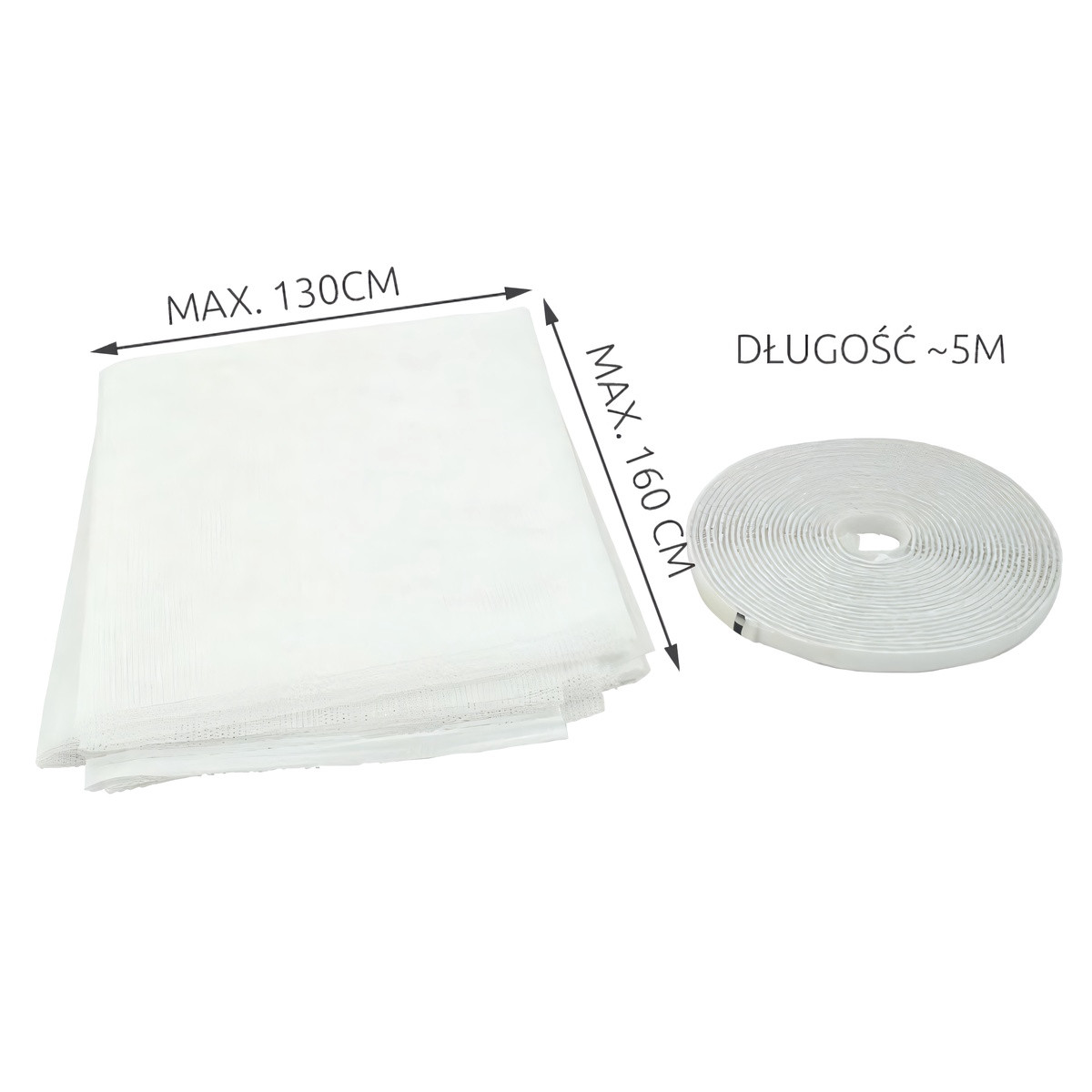 Protective window mosquito net with Velcro
