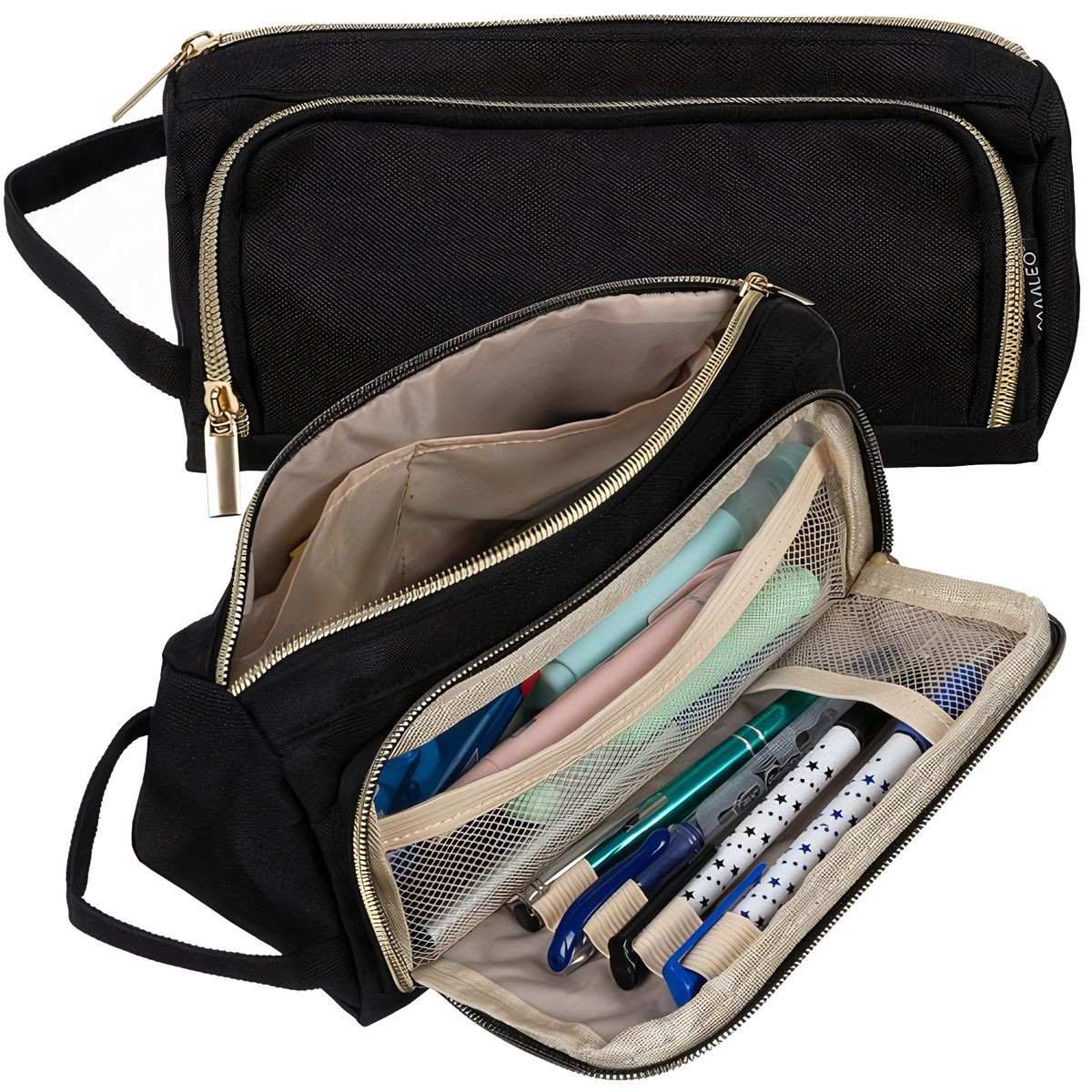Trousse double extensible - noir