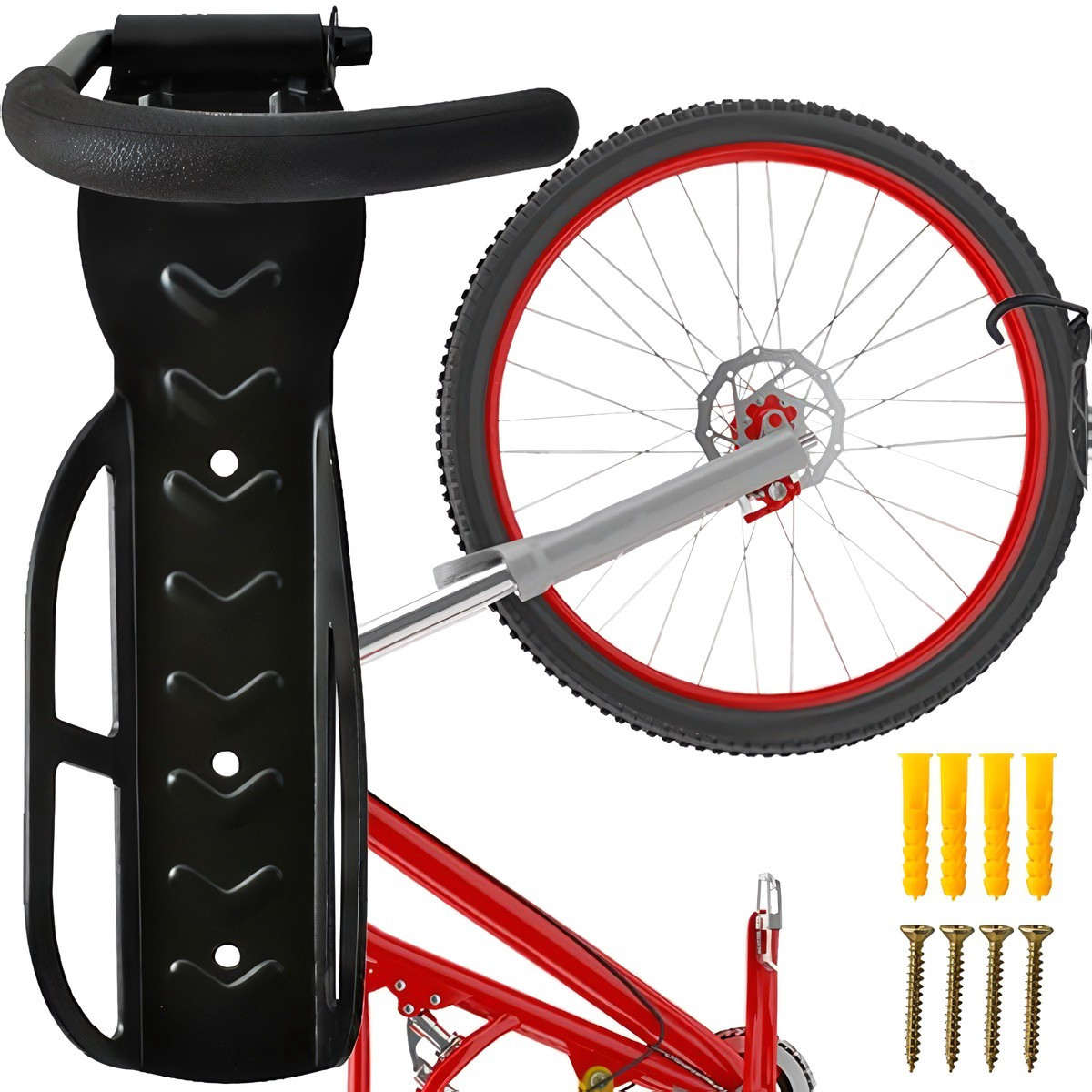 Wall-mounted bicycle rack - Durable and universal