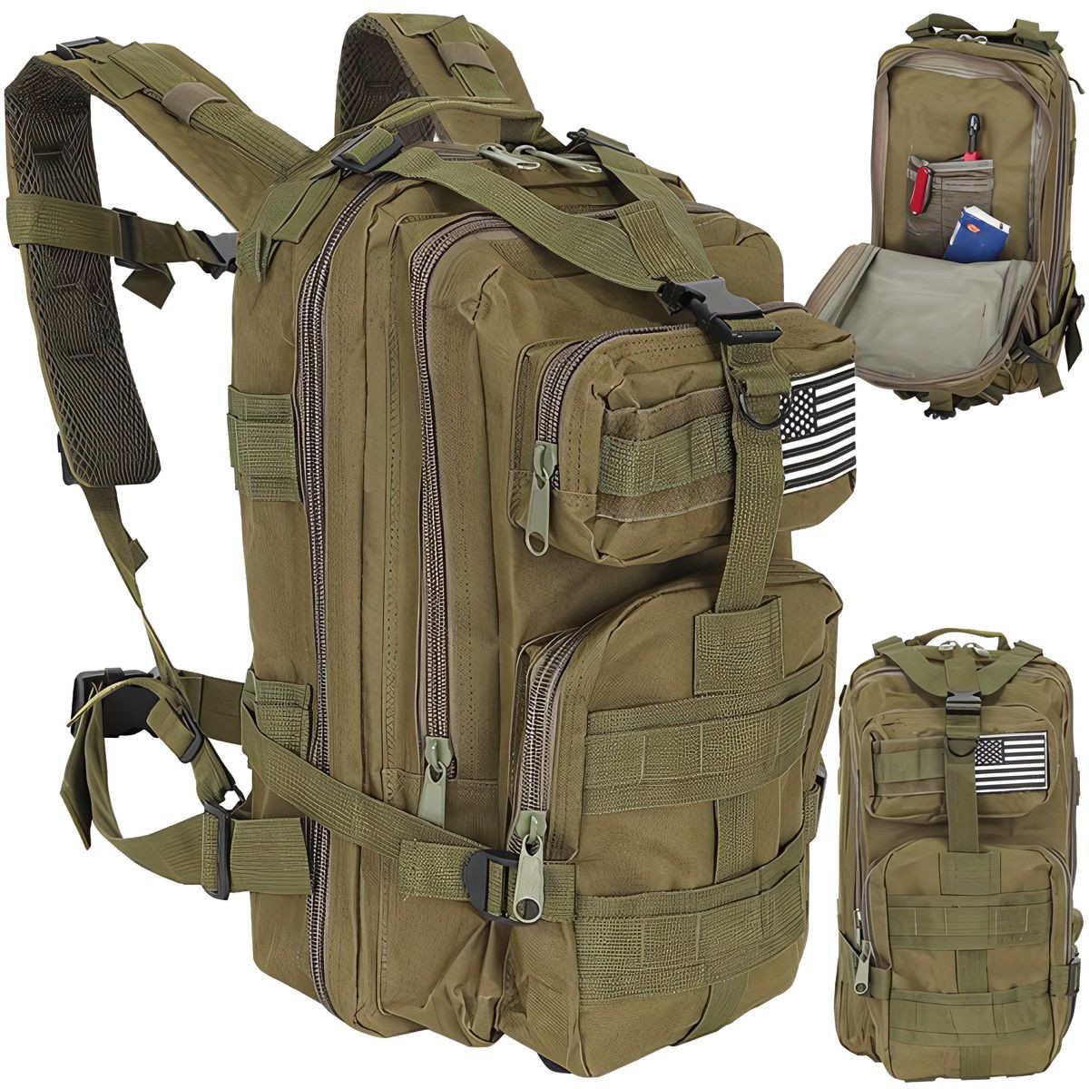 Waterproof Military Backpack 26L - Durable & Adjustable