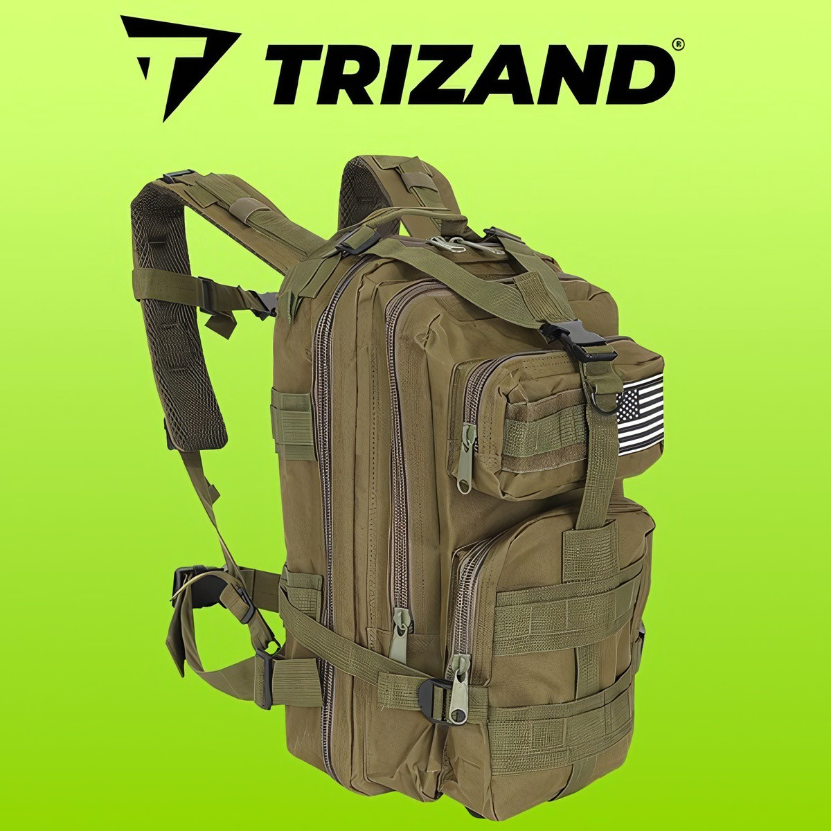 Waterproof Military Backpack 26L - Durable & Adjustable