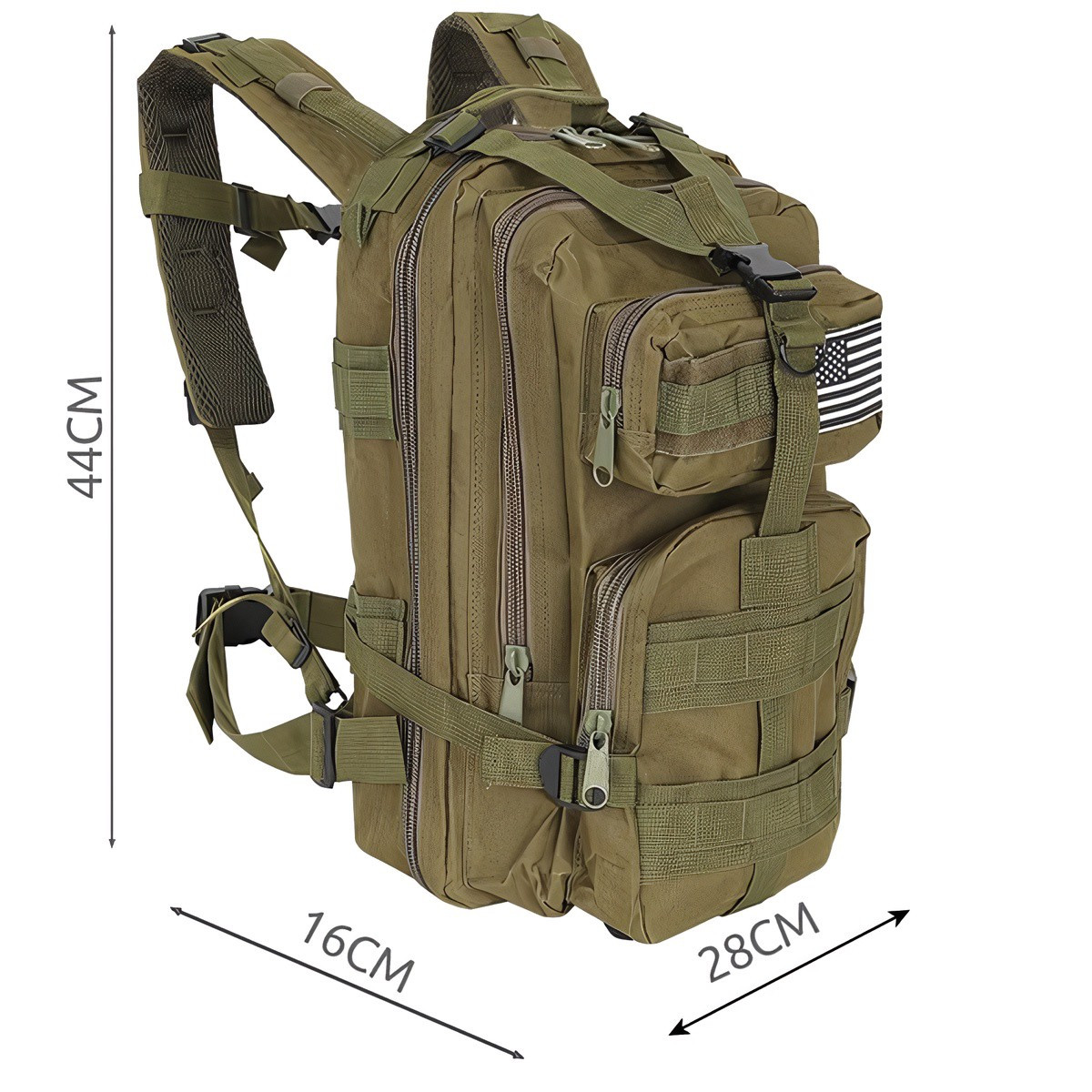 Waterproof Military Backpack 26L - Durable & Adjustable