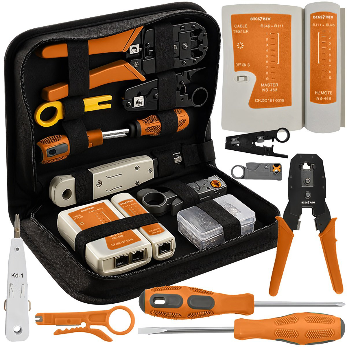 Netwerkkabeltesterkit - Uitgebreide set