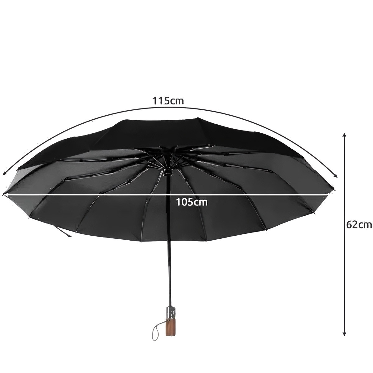 Large Automatic Umbrella, Wind and Waterproof