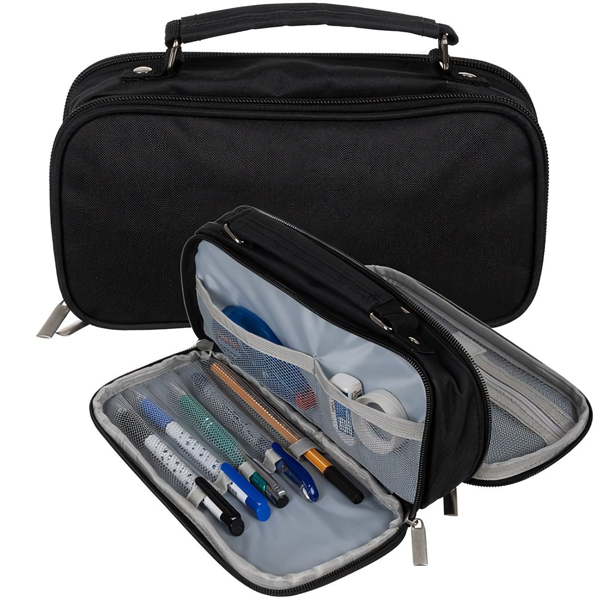 Trousse double extensible - noir