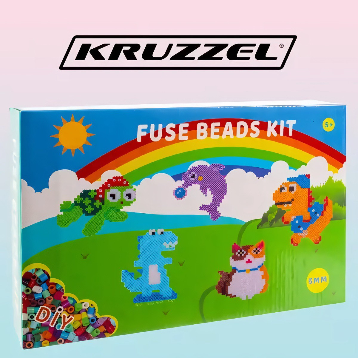 Set perle 6500 pezzi - 20 colori e accessori