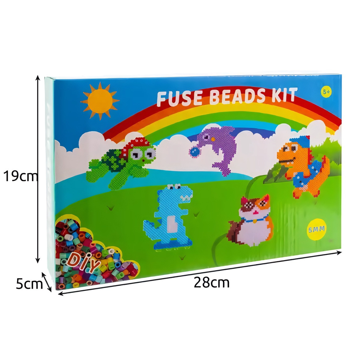 Set perle 6500 pezzi - 20 colori e accessori