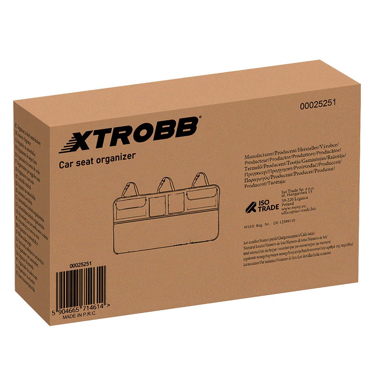 Xtrobb 25251 autostoelorganizer