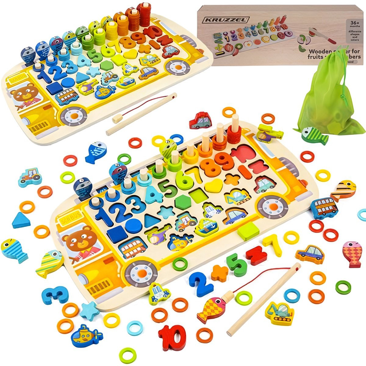 Wooden Puzzles for Kids - Develops Creativity