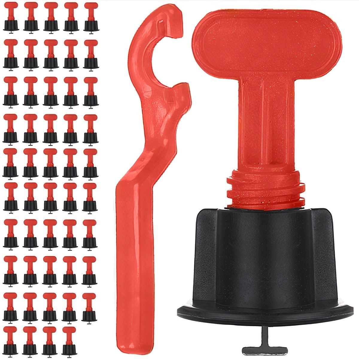 Tile leveling system 50 Clamps + Key