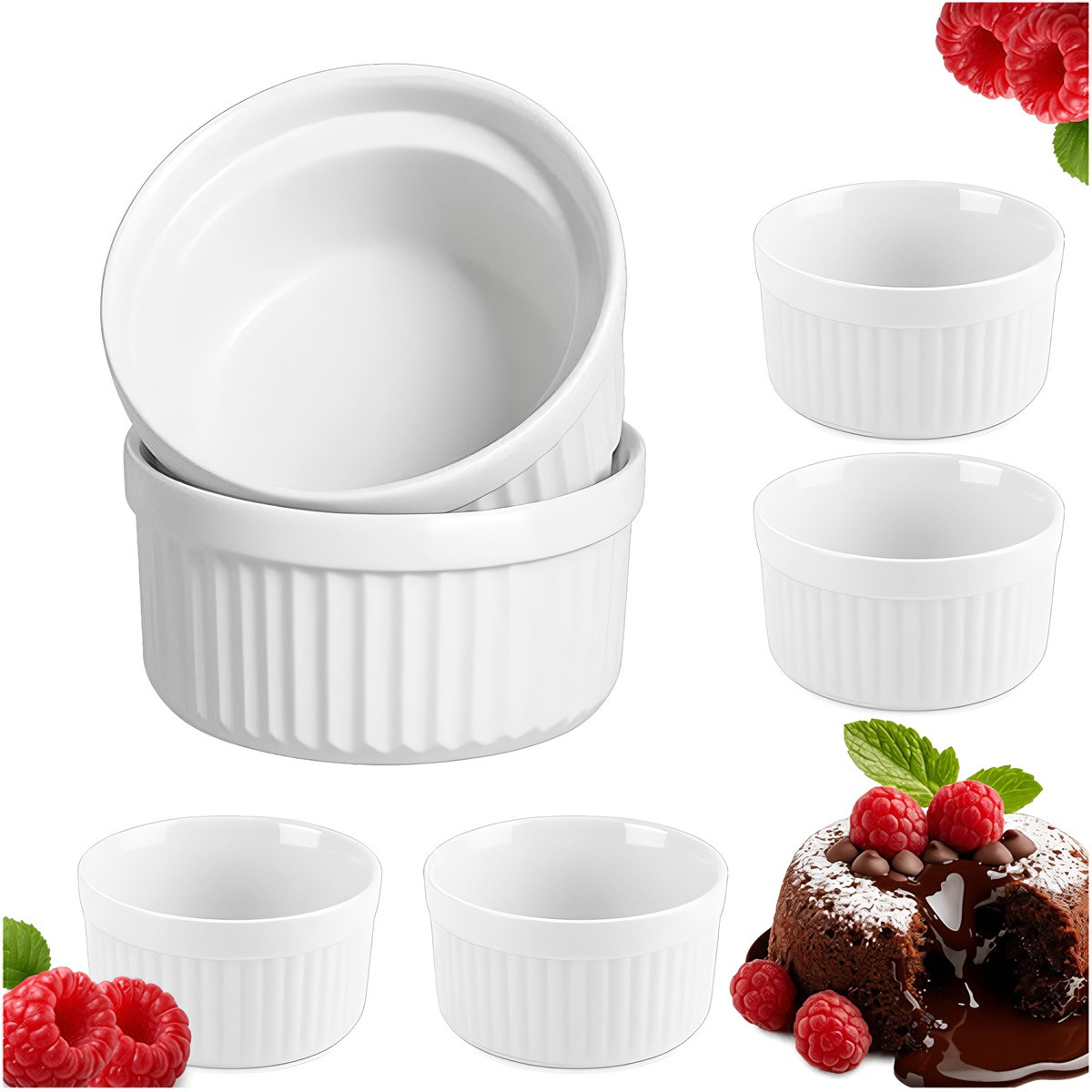 Ovenproof Ramekin Set, 6 Pieces