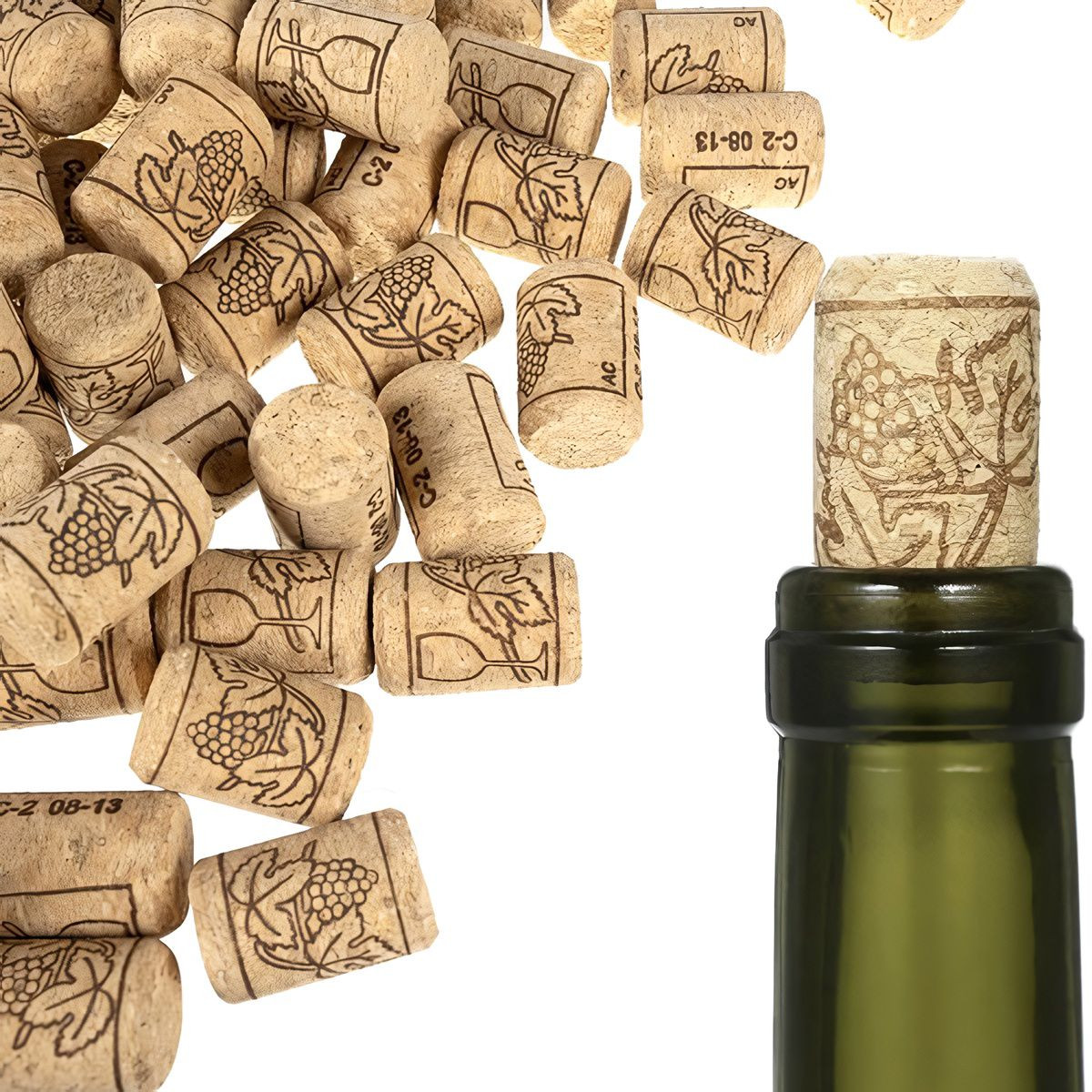 100 Wine Corks - Optimal Fit & Storage