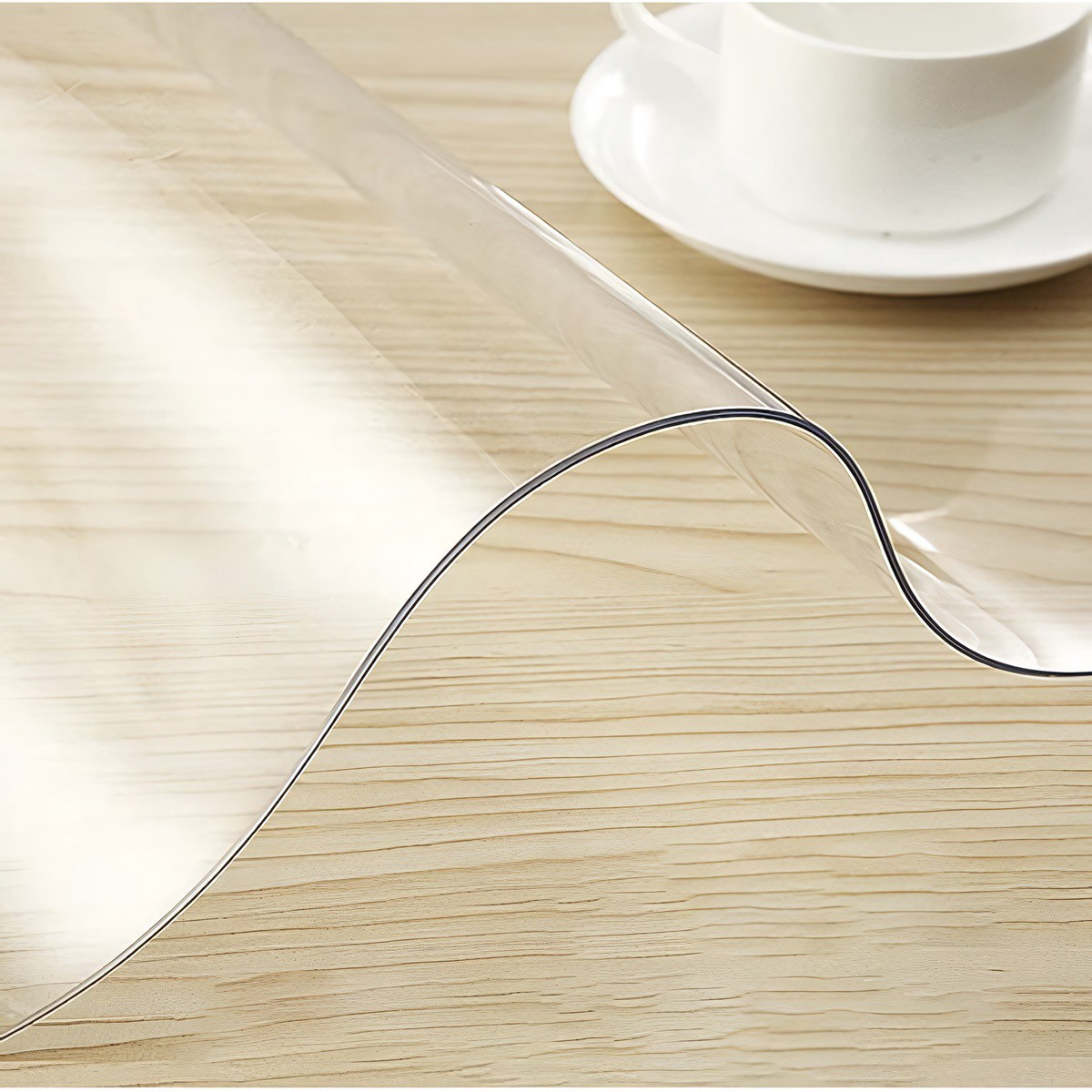 Transparent Protective Mat for Table, 1mm Polycarbonate