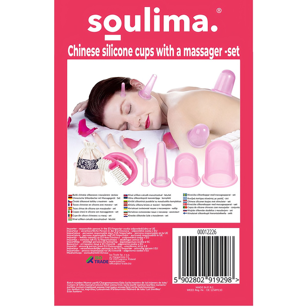 Massager with 4 Silicone Bubbles & Storage Bag
