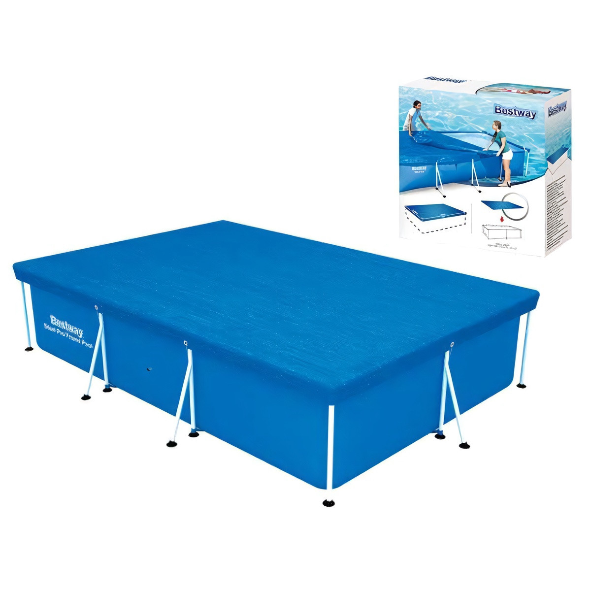 Protection for Rectangular Pool 304x205 cm