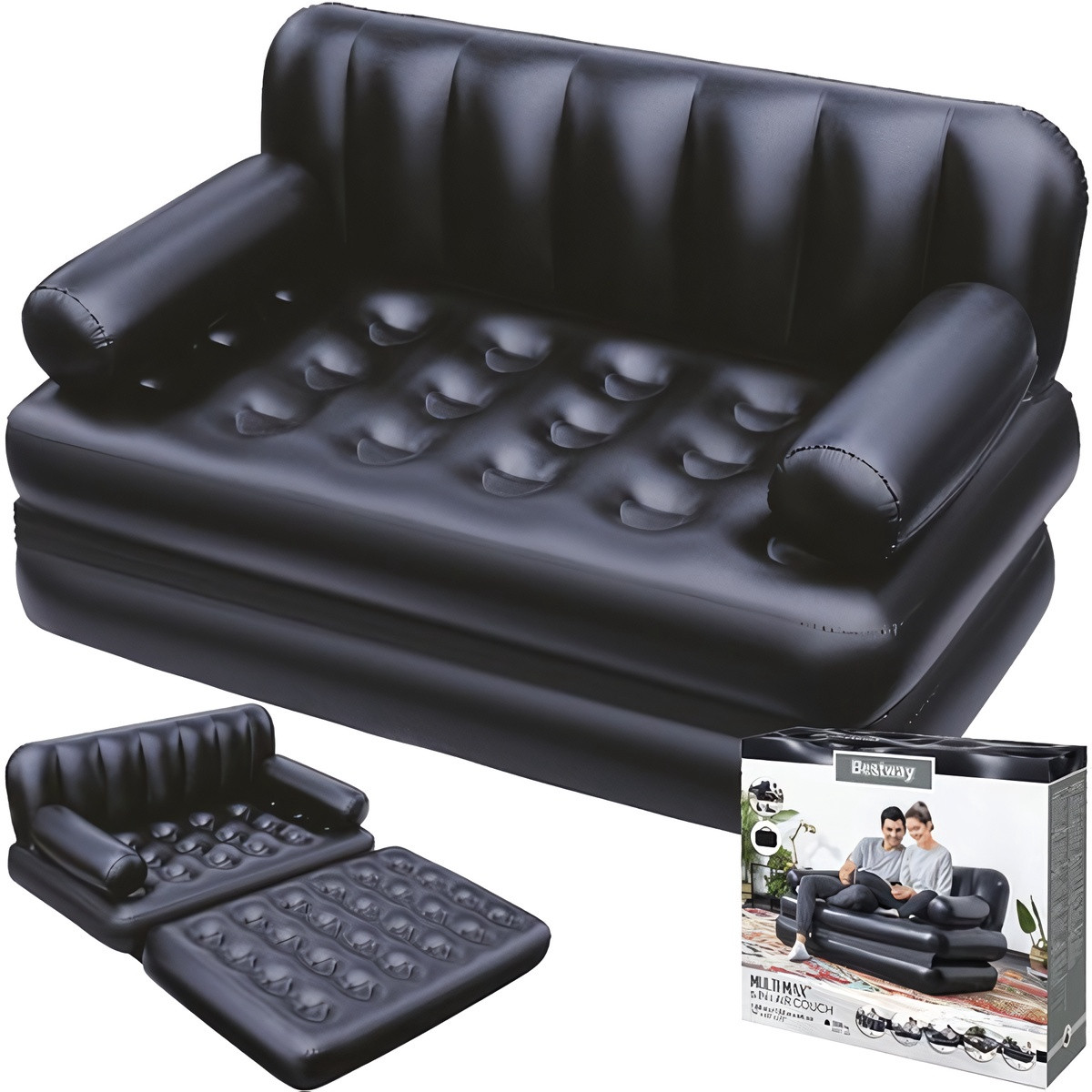 5-in-1 Multifunctional Sofa - Sofa, Bed, Daybed