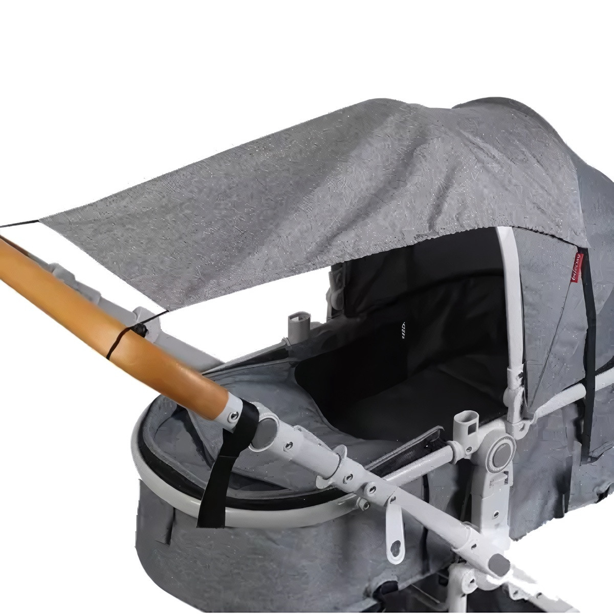 Sun canopy for pram, adjustable and UV protection