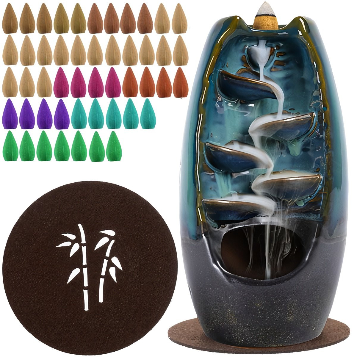 Ceramic Reflow Fireplace with Fragrant Incense