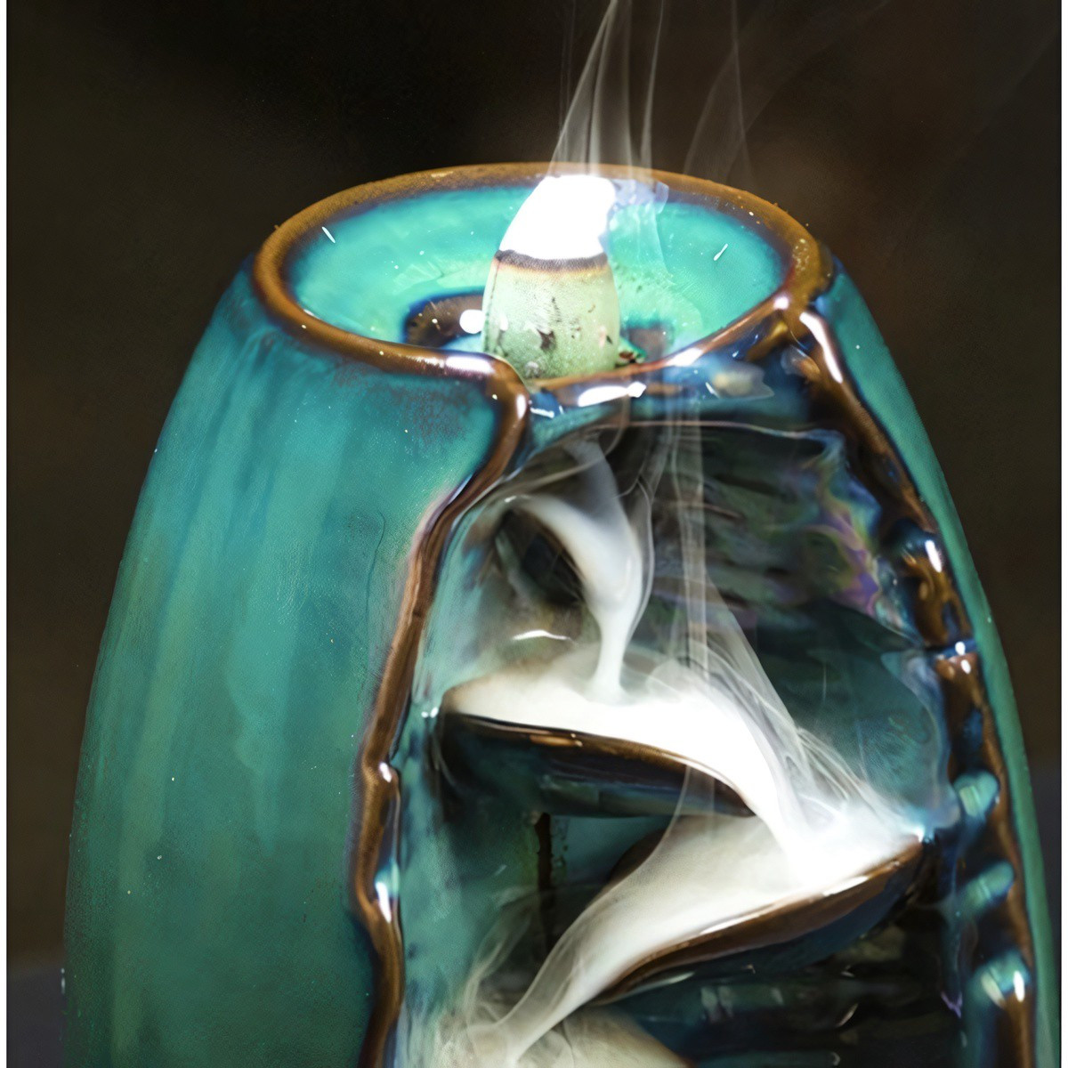 Ceramic Reflow Fireplace with Fragrant Incense