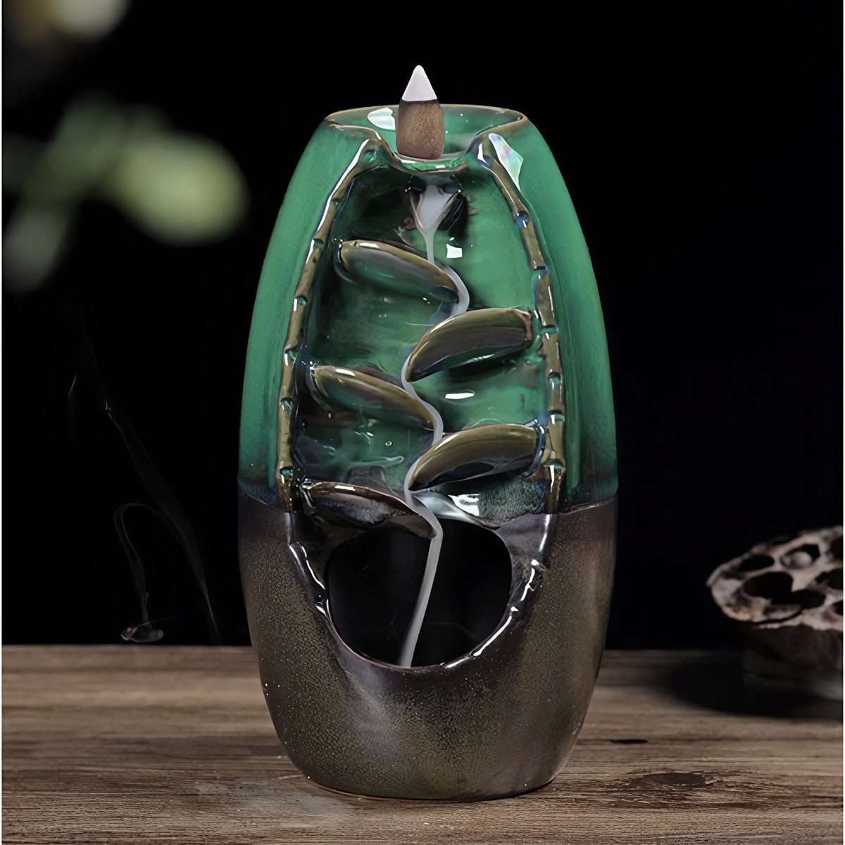Ceramic Reflow Fireplace with Fragrant Incense