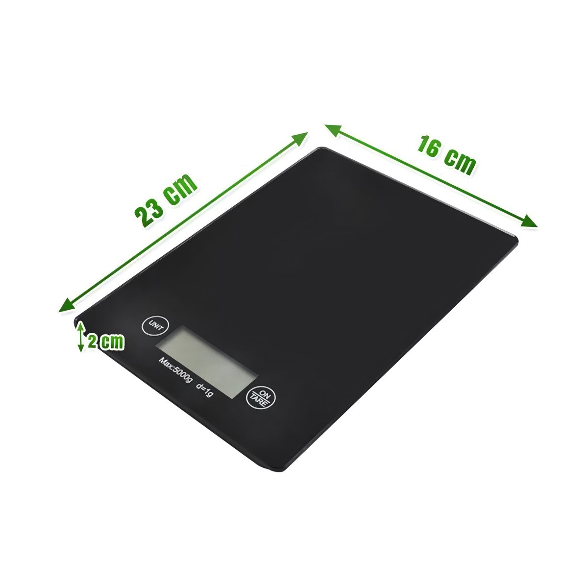 Electronic Kitchen Scale 5kg Tempered Glass LCD