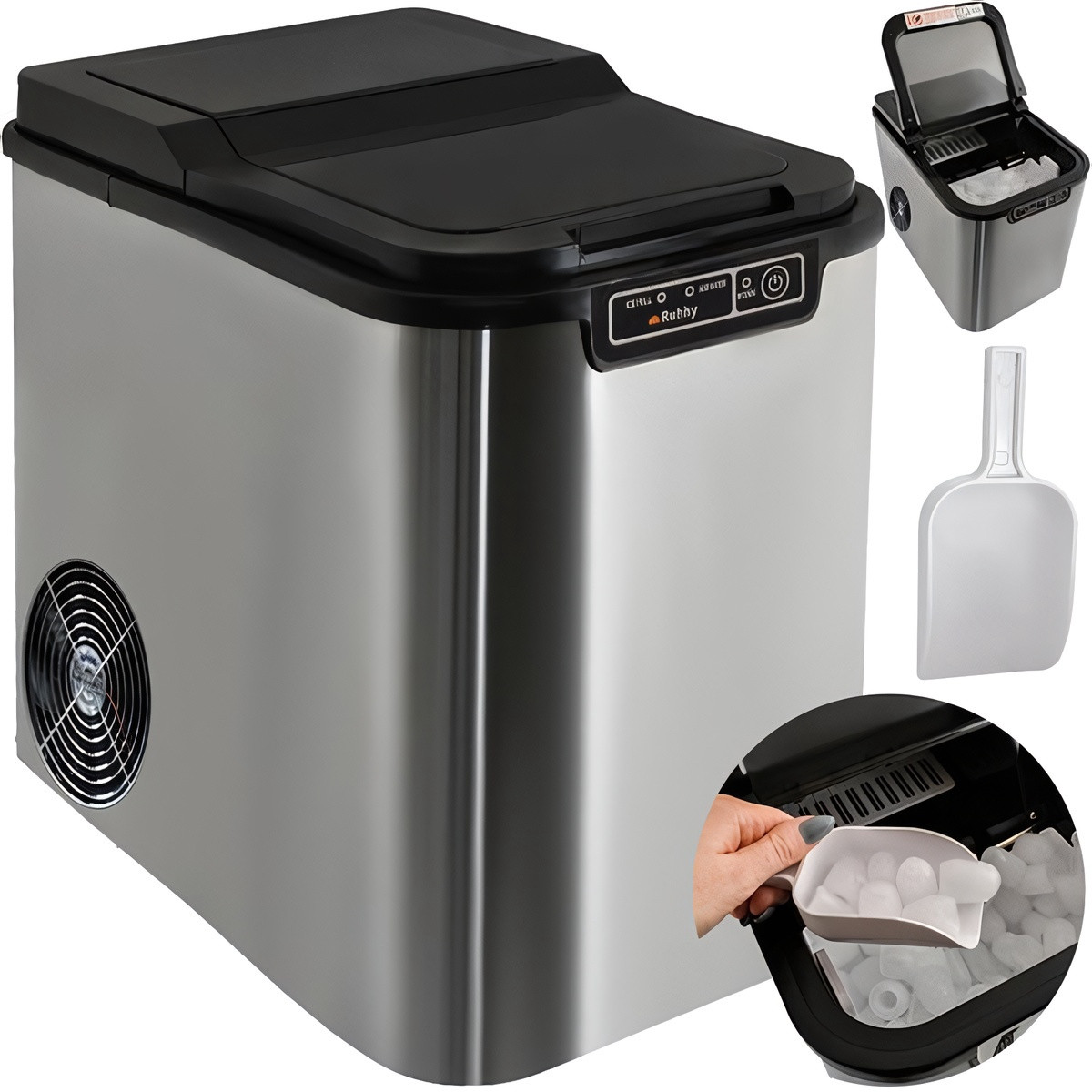 Efficient Ice Machine - 12 kg/day, Easy to Use