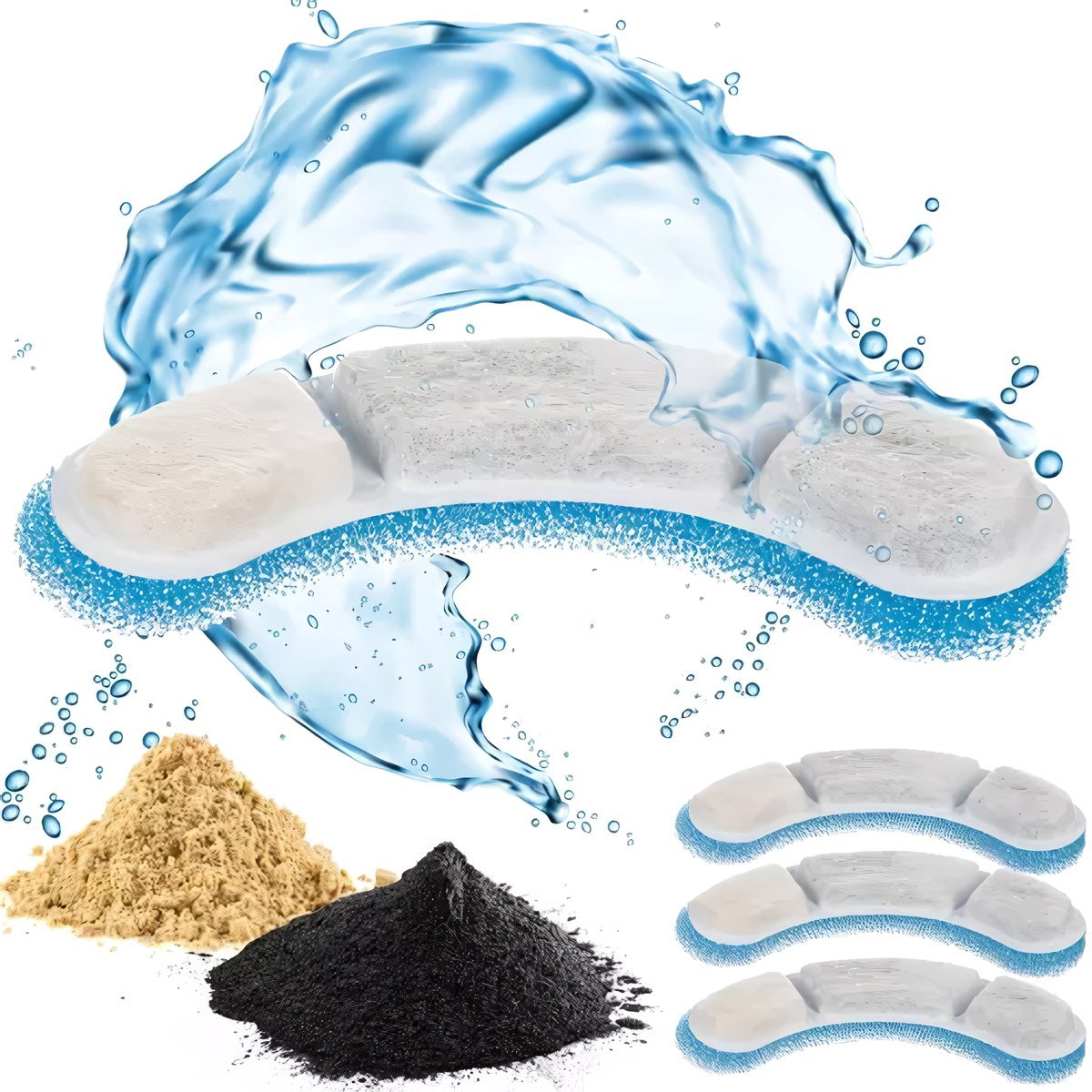 4-Layer Water Filter for Pets, 4-Pack Filter
