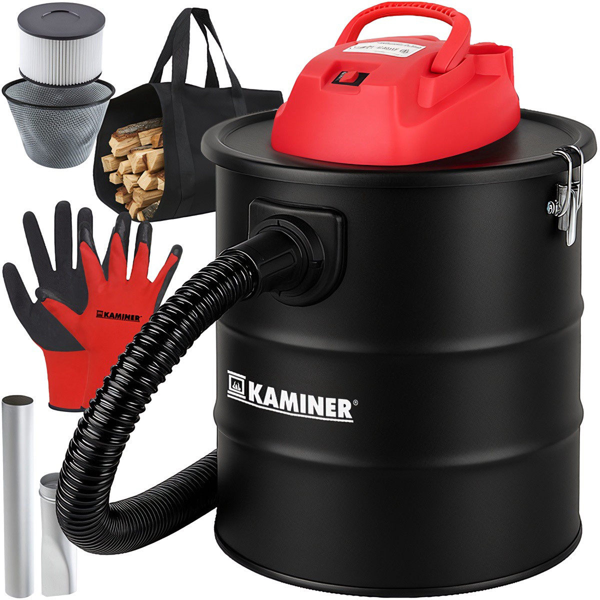Ash Vacuum Cleaner, 15L, 1200W, HEPA Filter, Blower Function