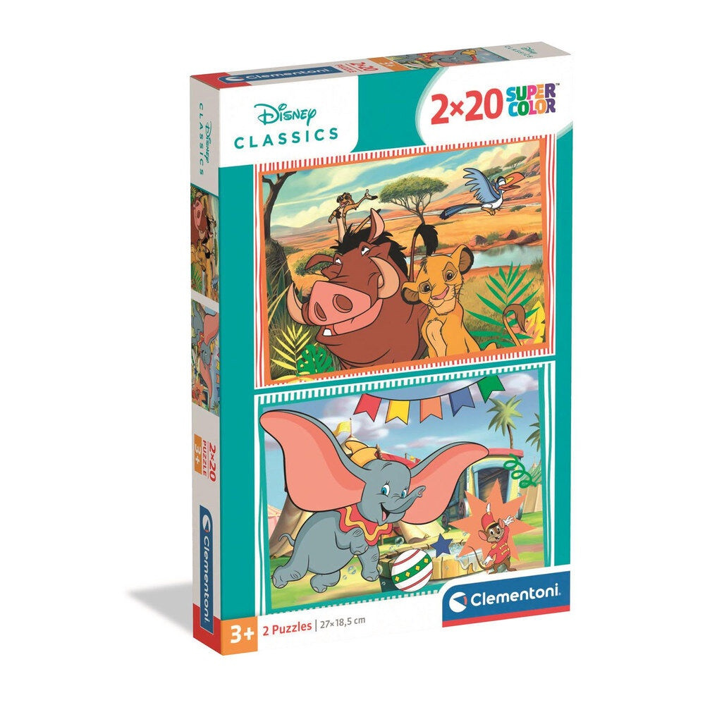 Puzzle classico Disney 2x20 pezzi