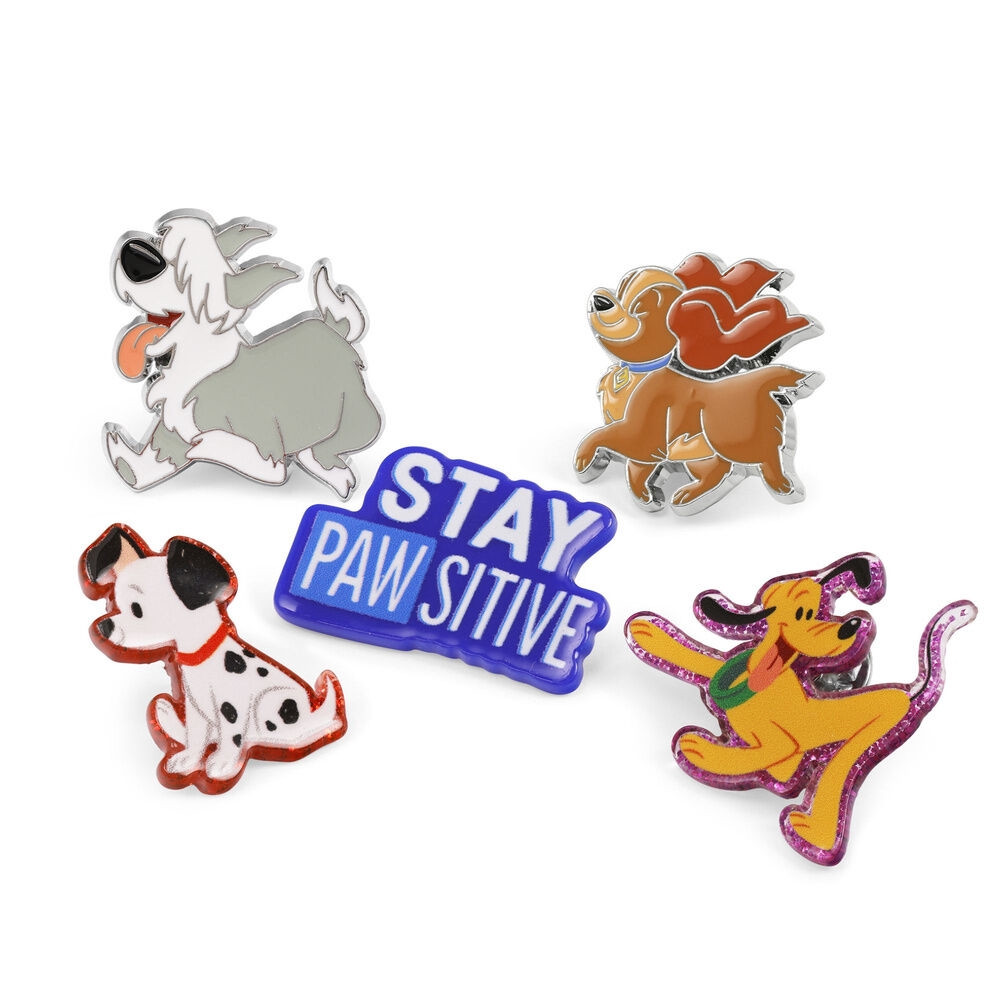 Sada 5 odznakov Disney Psy