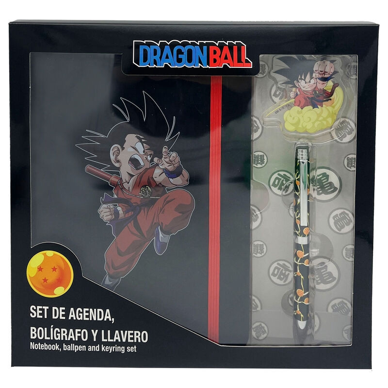 Dragon Ball set diary + pen + keychain