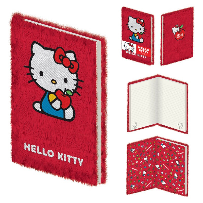 Pluszowy notes A5 Hello Kitty