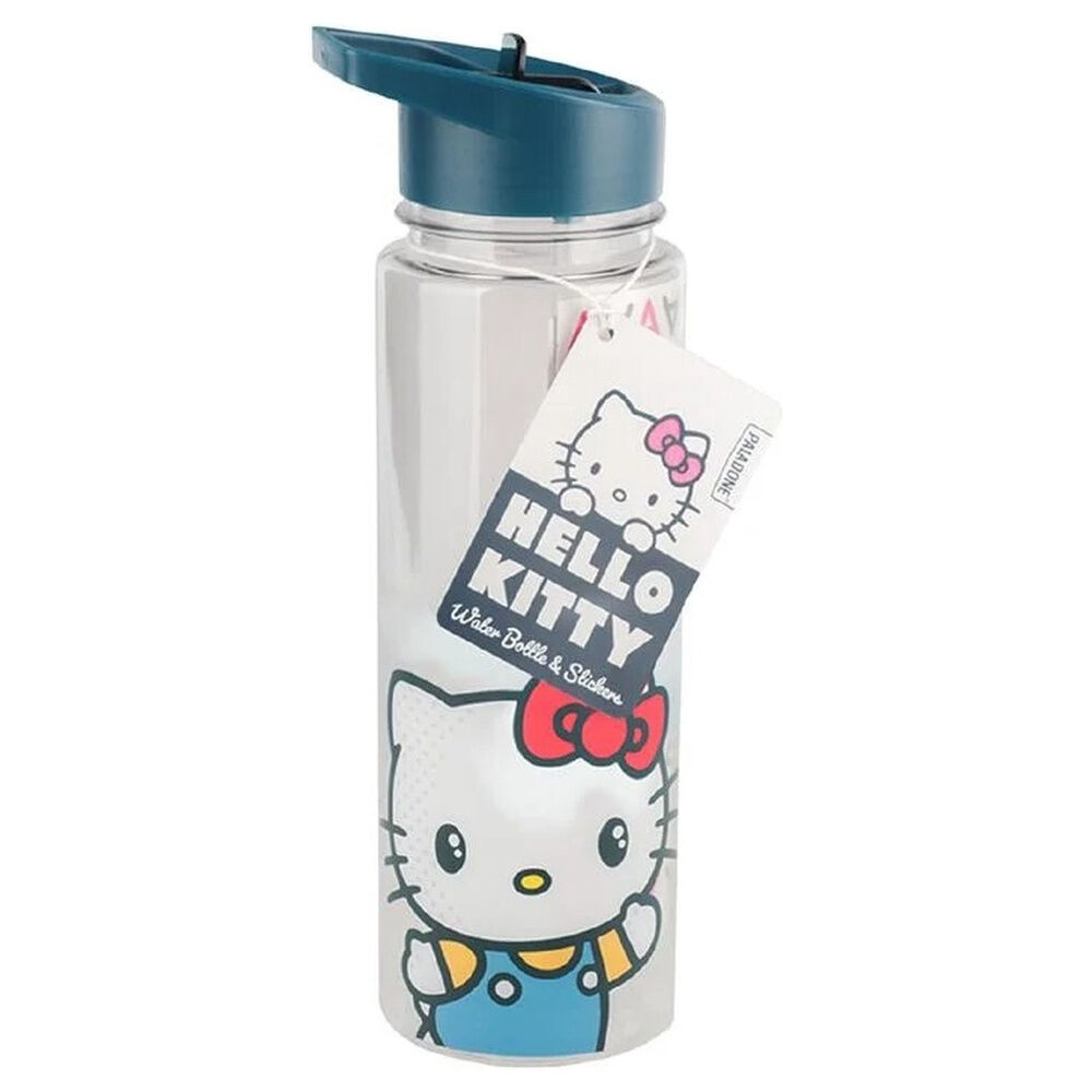 Botella de Hello Kitty con pegatinas de 650 ml.
