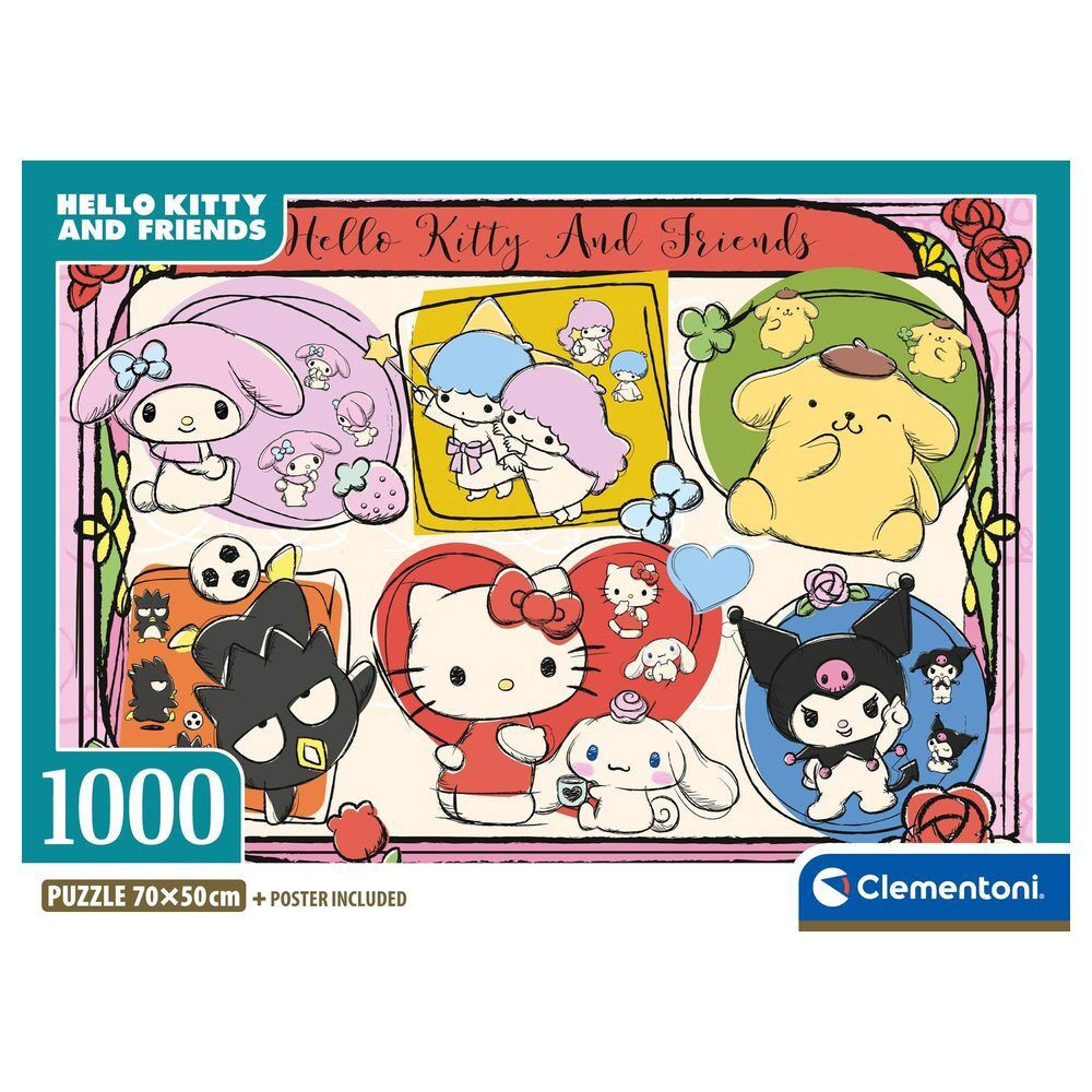 Hello Kitty 2 Puzzle, 1000 Teile