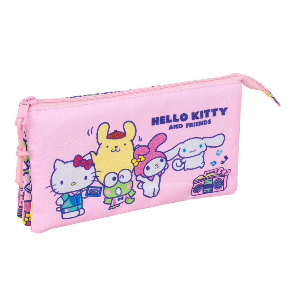 Trojitý peračník Hello Kitty & Friends