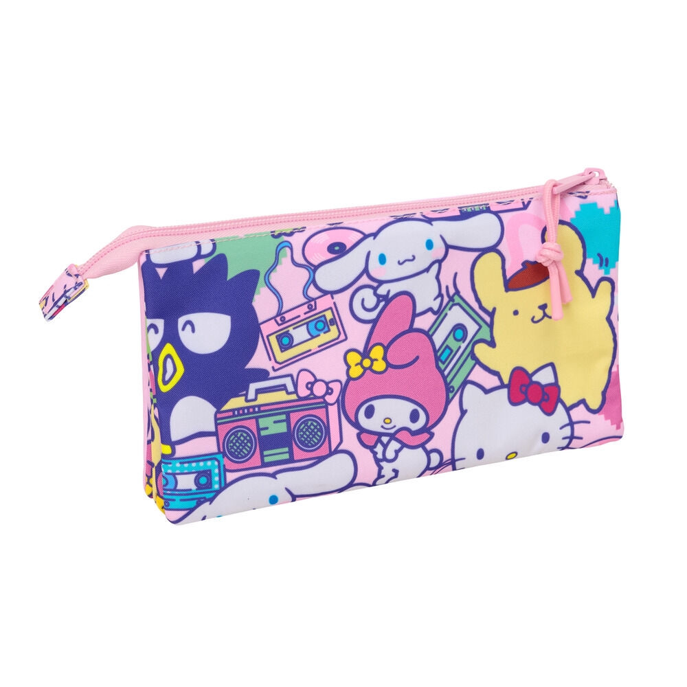 Hello Kitty & Friends drievoudige etui