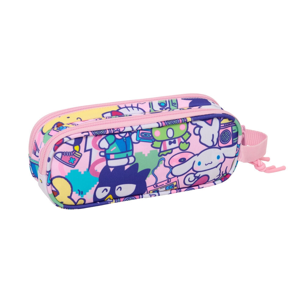 Trousse double Hello Kitty et ses amis