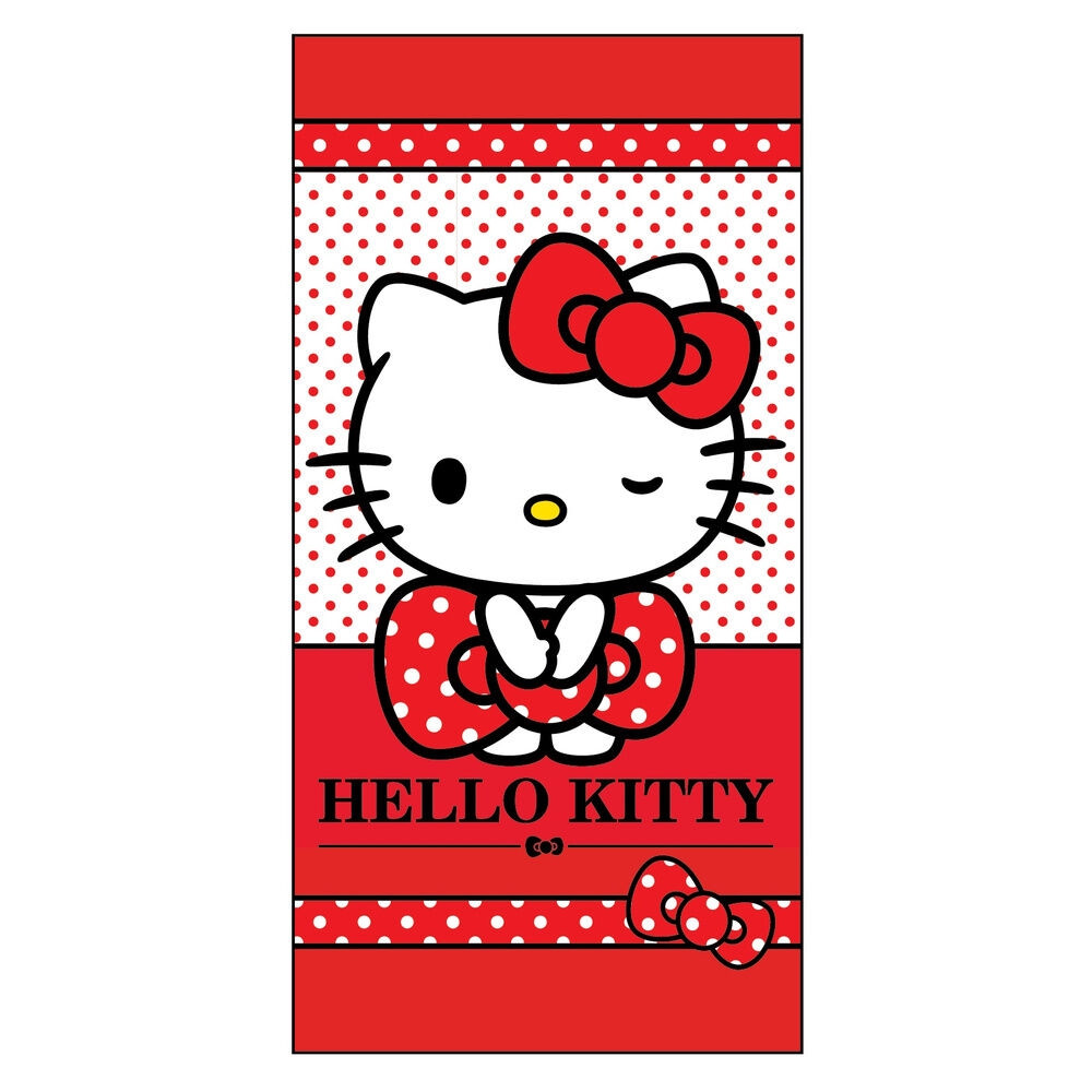 Hello Kitty Mikrofaser-Strandtuch