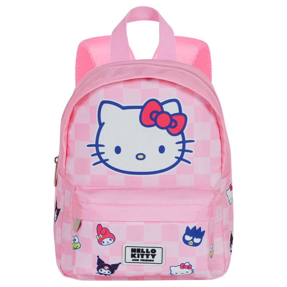 Zaino con scacchi di Hello Kitty e amici, 27 cm