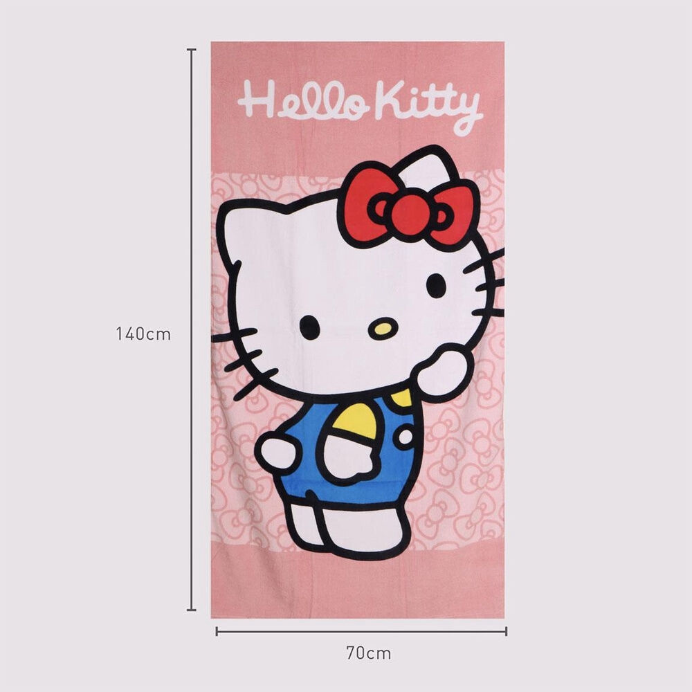 Toalla de playa de algodón de Hello Kitty