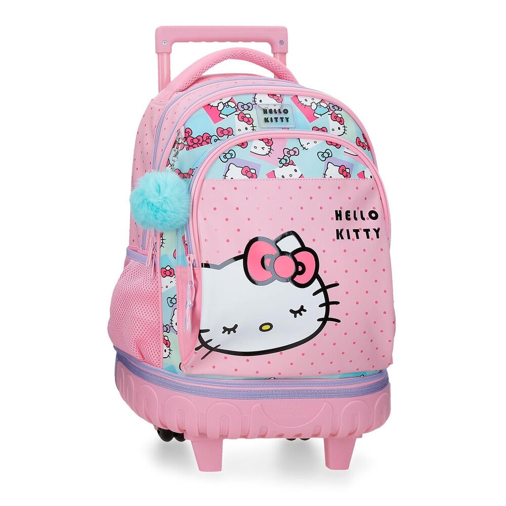 Hello Kitty Bows uitklapbare compacte trolley 43 cm