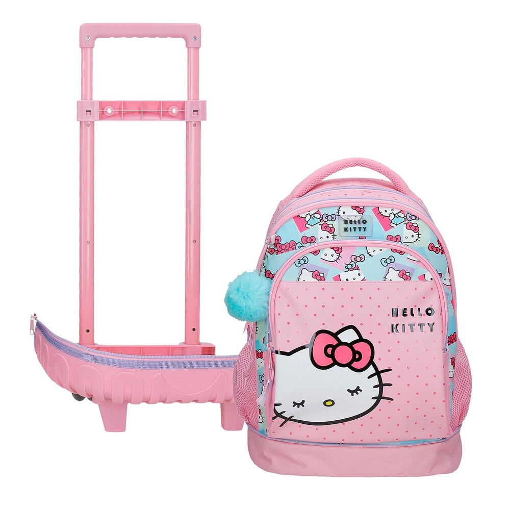 Hello Kitty Bows uitklapbare compacte trolley 43 cm