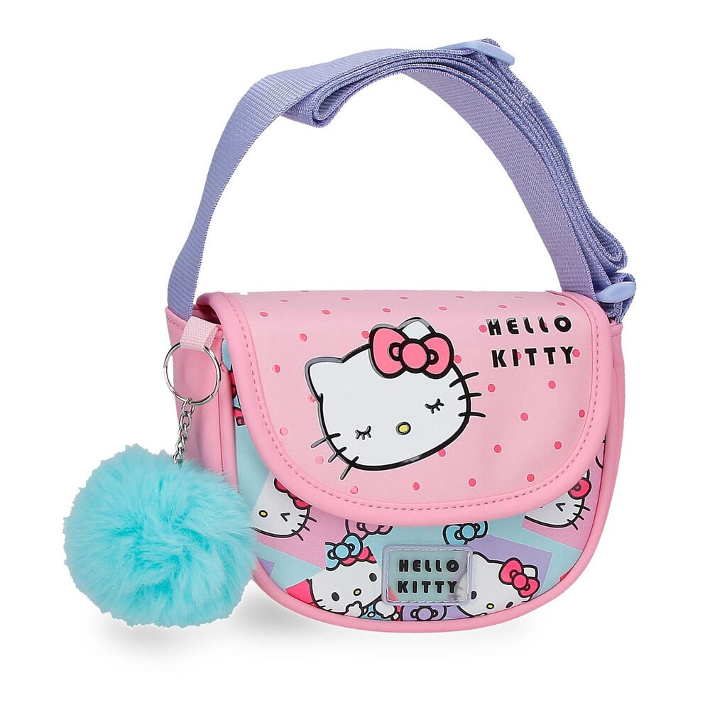 Bolsa de ombro Hello Kitty com laços